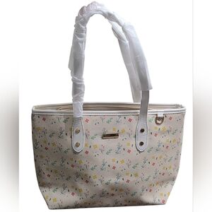 Floral Tote Bag | Zip Top | Everyday Carryall